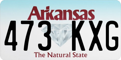 AR license plate 473KXG