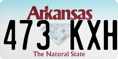 AR license plate 473KXH