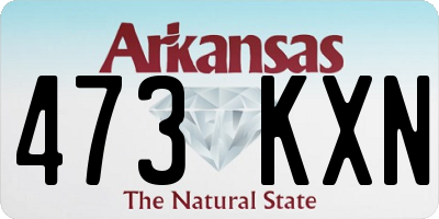 AR license plate 473KXN