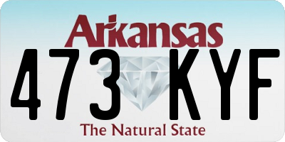 AR license plate 473KYF