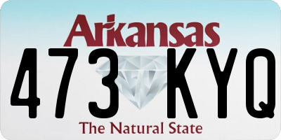 AR license plate 473KYQ
