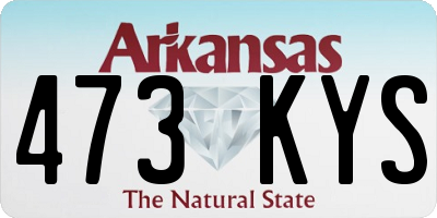 AR license plate 473KYS