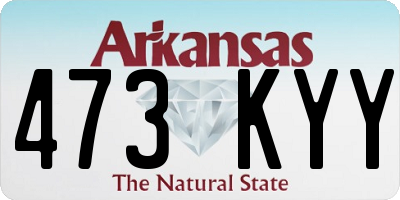 AR license plate 473KYY