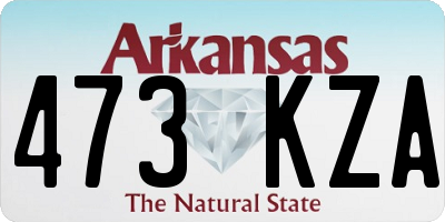 AR license plate 473KZA