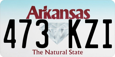 AR license plate 473KZI