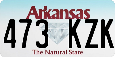 AR license plate 473KZK