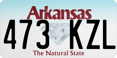 AR license plate 473KZL