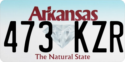 AR license plate 473KZR