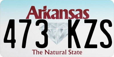 AR license plate 473KZS