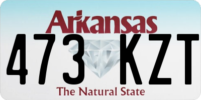 AR license plate 473KZT