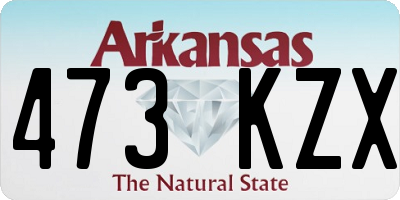 AR license plate 473KZX