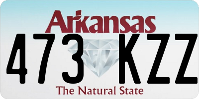 AR license plate 473KZZ