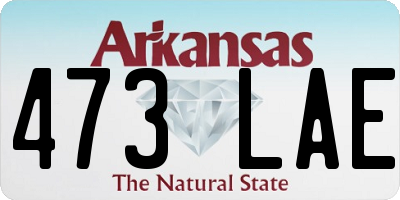 AR license plate 473LAE