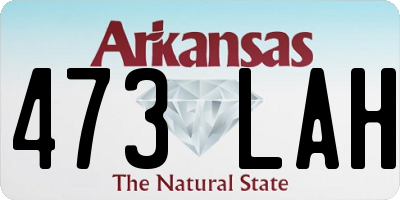 AR license plate 473LAH