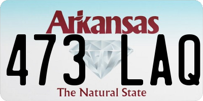 AR license plate 473LAQ