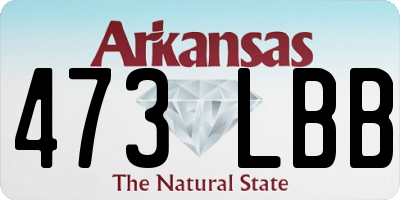 AR license plate 473LBB