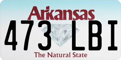AR license plate 473LBI