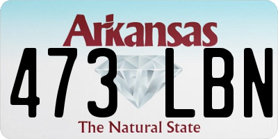 AR license plate 473LBN