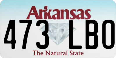 AR license plate 473LBO