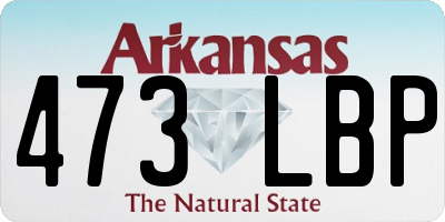 AR license plate 473LBP