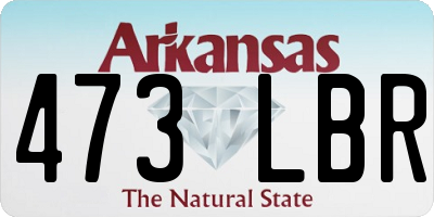 AR license plate 473LBR