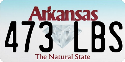 AR license plate 473LBS