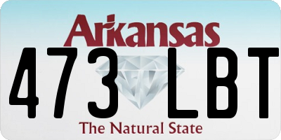 AR license plate 473LBT