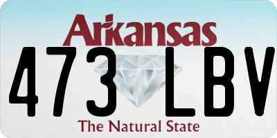 AR license plate 473LBV