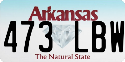 AR license plate 473LBW