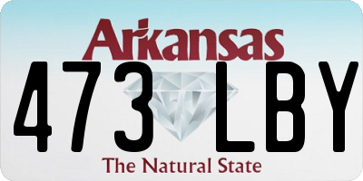 AR license plate 473LBY