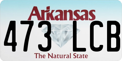 AR license plate 473LCB