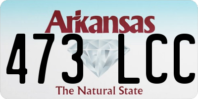 AR license plate 473LCC