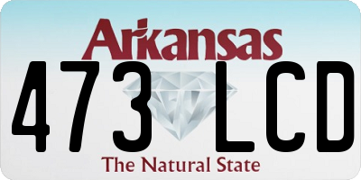 AR license plate 473LCD