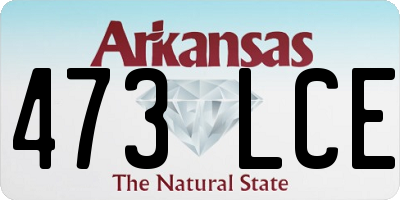 AR license plate 473LCE
