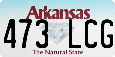 AR license plate 473LCG