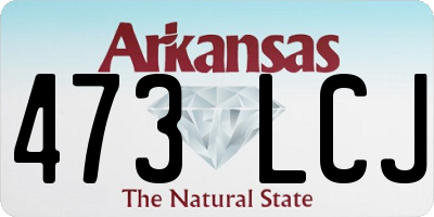 AR license plate 473LCJ