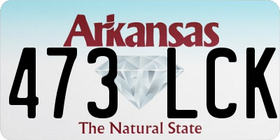 AR license plate 473LCK