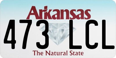 AR license plate 473LCL
