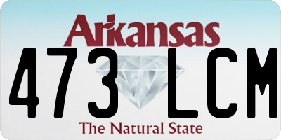AR license plate 473LCM