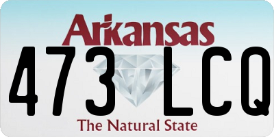 AR license plate 473LCQ