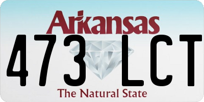 AR license plate 473LCT