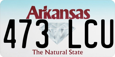 AR license plate 473LCU