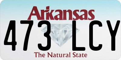 AR license plate 473LCY