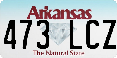 AR license plate 473LCZ