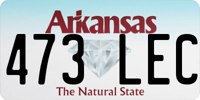 AR license plate 473LEC