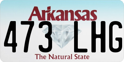 AR license plate 473LHG