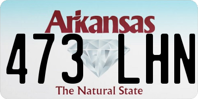 AR license plate 473LHN