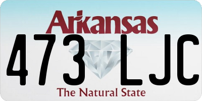 AR license plate 473LJC