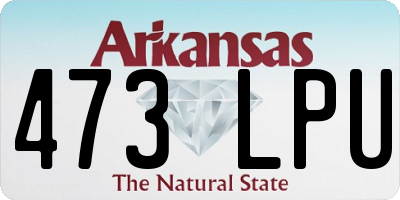 AR license plate 473LPU
