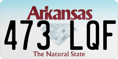 AR license plate 473LQF